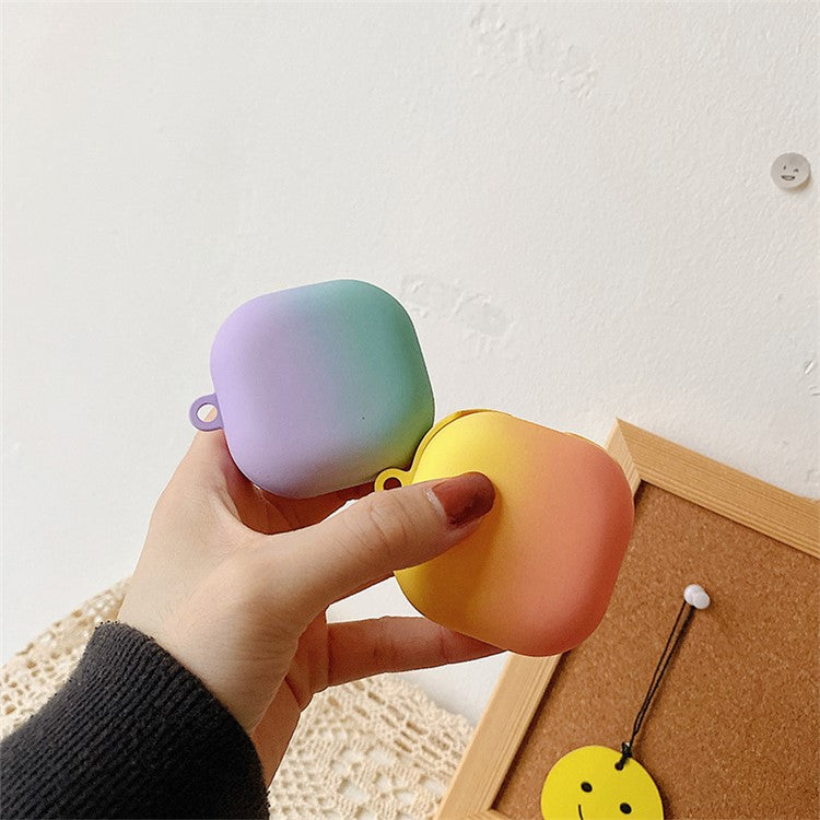 For Samsung Galaxy Buds2 / Buds Live / Buds Pro / Buds FE / Buds2 Pro PC Earphone Cover - Yellow / Mint Green