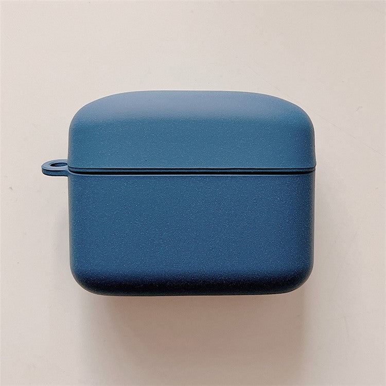 For Baseus M2 Matte Anti-wear Solid Color Hard PC Earphone Case Protective Anti-shock Cover - Dark Blue