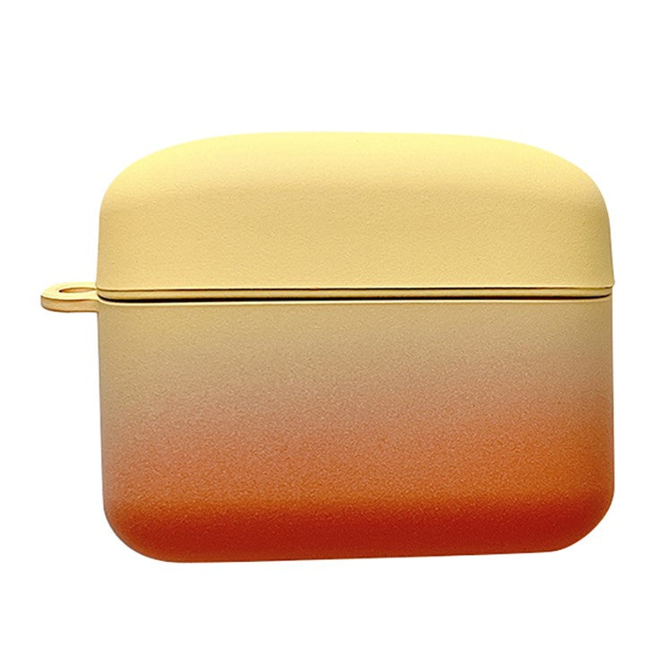 Gradient Matte Case for Baseus M2 Bluetooth Headset Earbuds Protector Shockproof Hard PC Shell -  Yellow  /  Orange