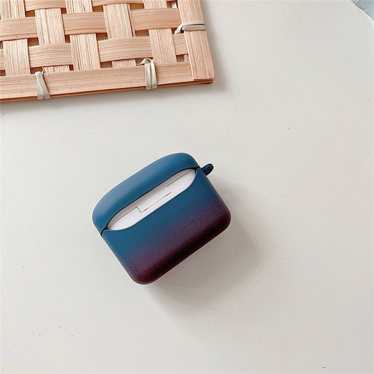 Gradient Matte Case for Baseus M2 Bluetooth Headset Earbuds Protector Shockproof Hard PC Shell -  Yellow  /  Orange