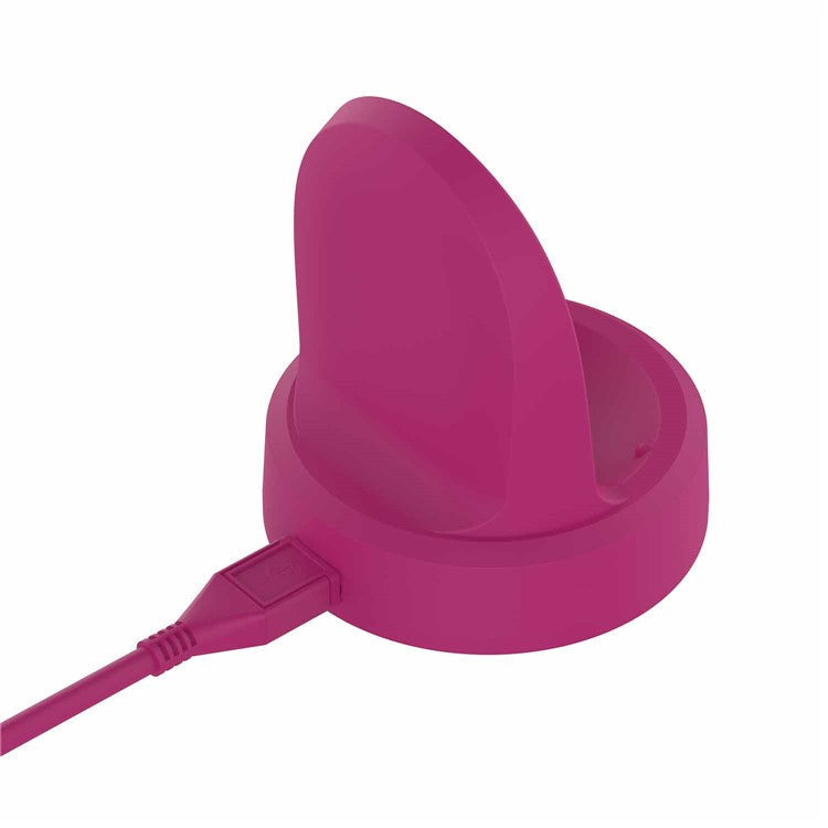 For Samsung Galaxy Watch 5 44mm / Watch 5 40mm / Watch 5 Pro 45mm Smartwatch Charger Stand Wireless Charging Dock with USB Cable - Rose