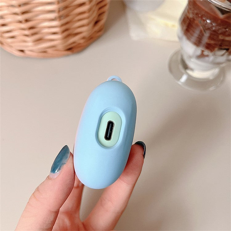 For Lenovo Thinkplus LP40 Pro Full Protection Bluetooth Earphone Case Gradient Frosted Hard PC Anti-dust Drop-proof Cover - Red / Black