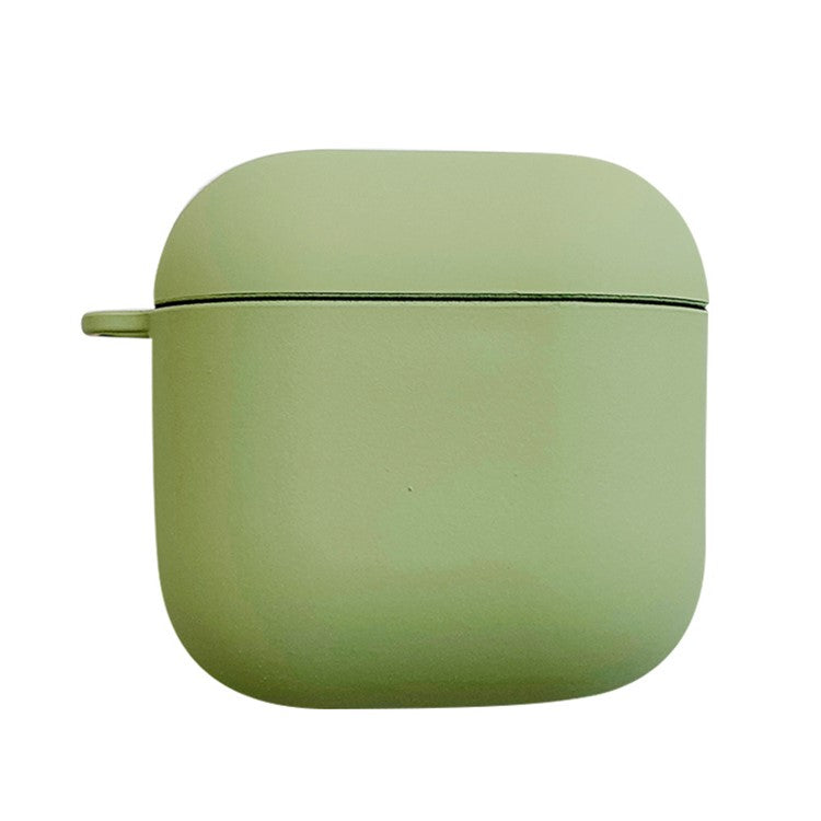 For Redmi Buds 3 Matte PC Hard Shell Protective Case Bluetooth Earphone Anti-dust Anti-drop Cover - Matcha Green