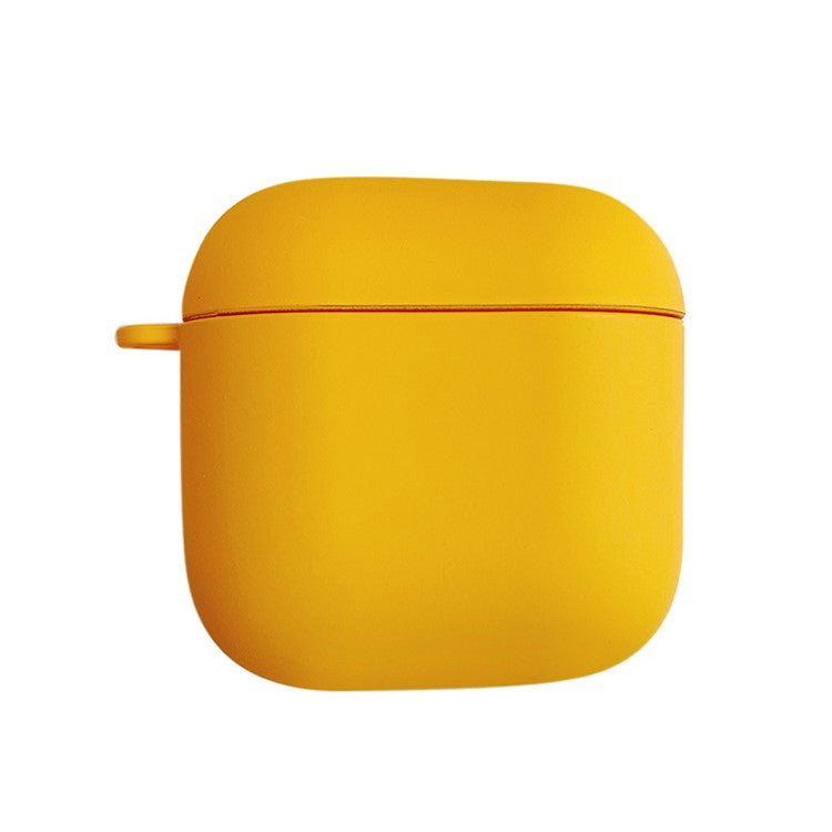 For Redmi Buds 3 Matte PC Hard Shell Protective Case Bluetooth Earphone Anti-dust Anti-drop Cover - Yellow