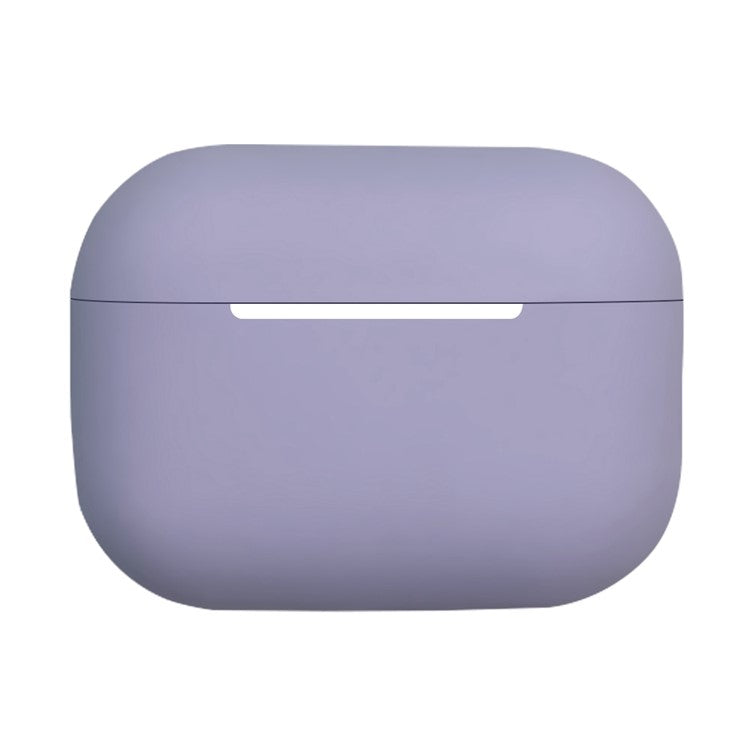 Solid Color Earbuds Silicone Case for Apple AirPods Pro 2, Bluetooth Earbuds Anti-scratch Protective Cover - Light Purple