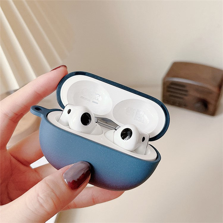 For Huawei FreeBuds Pro 2 Protective Hard PC Case Bluetooth Headset Charging Case Cover Gradient Color Matte Anti-Drop TWS Earphone Protector - Yellow / Orange