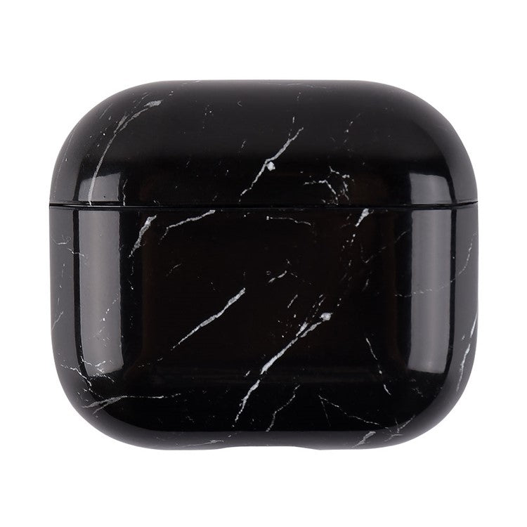 For Apple AirPods Pro (Gen 2) (USB-C) / Pro 2 Anti-drop Hard PC Earbud Case Marble Pattern Bluetooth Earphone Protective Cover - S09