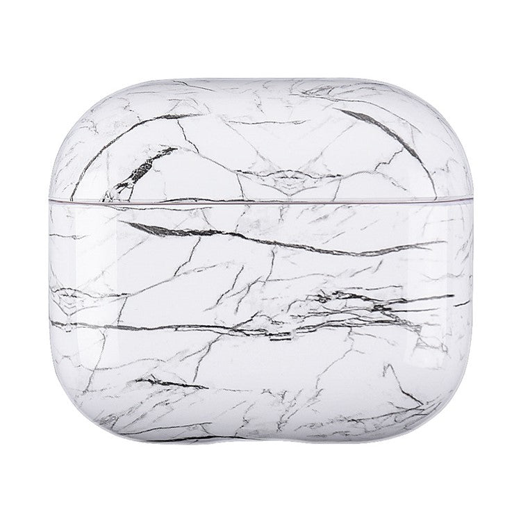 For Apple AirPods Pro (Gen 2) (USB-C) / Pro 2 Anti-drop Hard PC Earbud Case Marble Pattern Bluetooth Earphone Protective Cover - S01