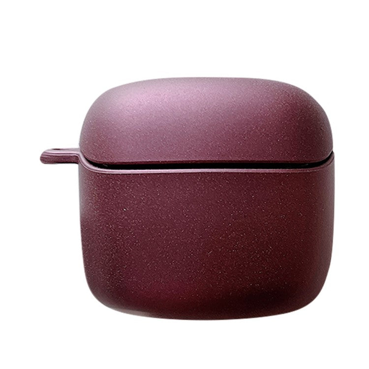 For JBL TUNE FLEX Matte PC Hard Shell Protective Case Bluetooth Earphone Anti-drop Cover - Wine Red
