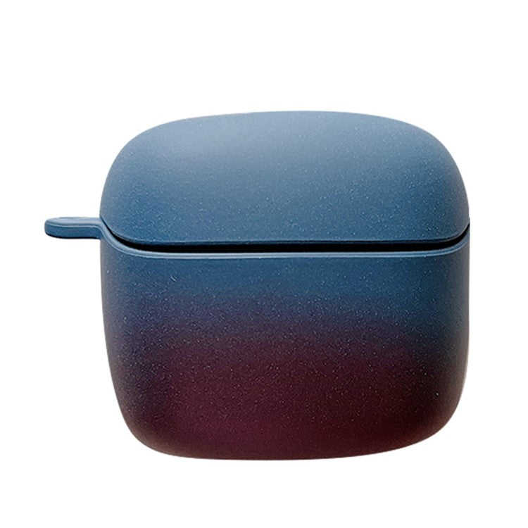 For JBL TUNE FLEX Gradient Color Matte Hard PC Protective Case TWS Earphone Anti-drop Anti-dust Cover - Blue / Purple