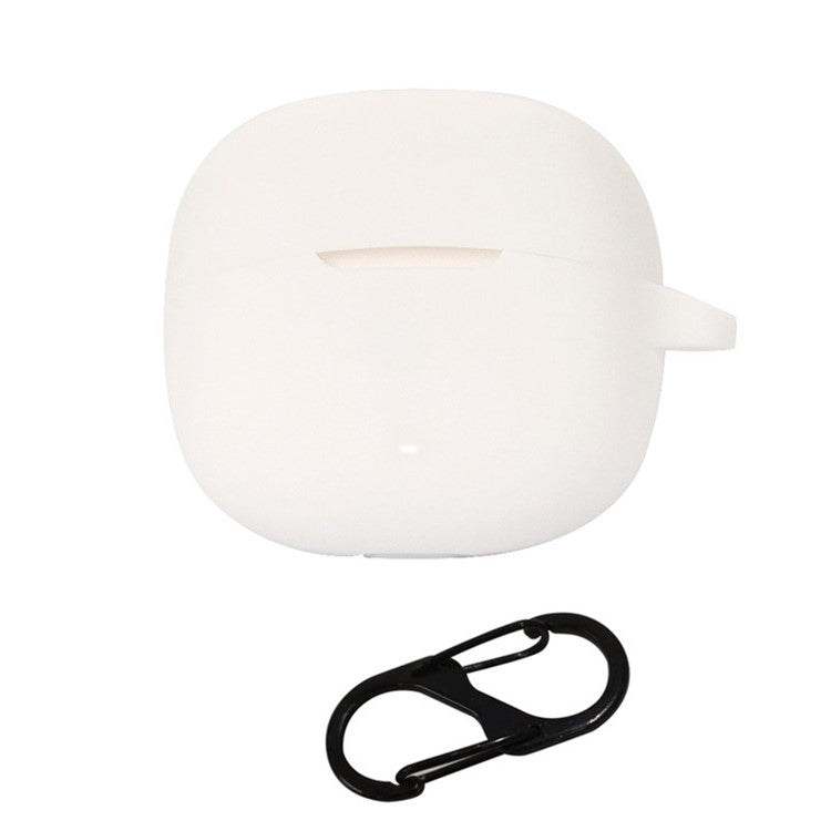 For EDIFIER A1 Soft Silicone Protective Sleeve Bluetooth Earphone Drop-proof Cover with Anti-lost Buckle - White