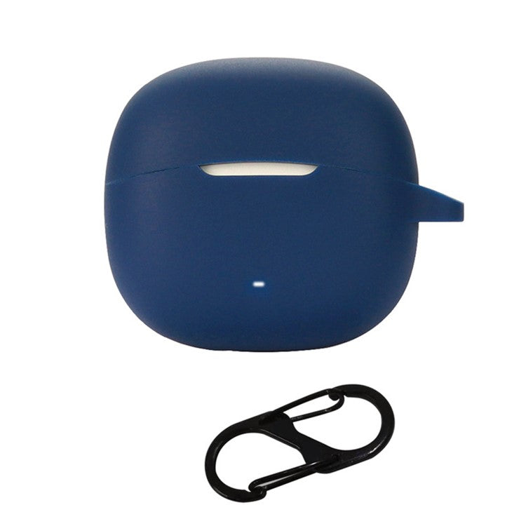 For EDIFIER A1 Soft Silicone Protective Sleeve Bluetooth Earphone Drop-proof Cover with Anti-lost Buckle - Dark Blue