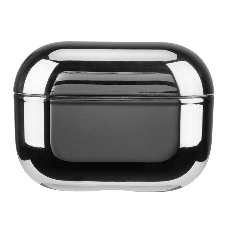 For AirPods Pro (Gen 2) (USB-C) / Pro 2 Bluetooth Earphone Protective Case Electroplated PC Anti-drop Cover - Silver