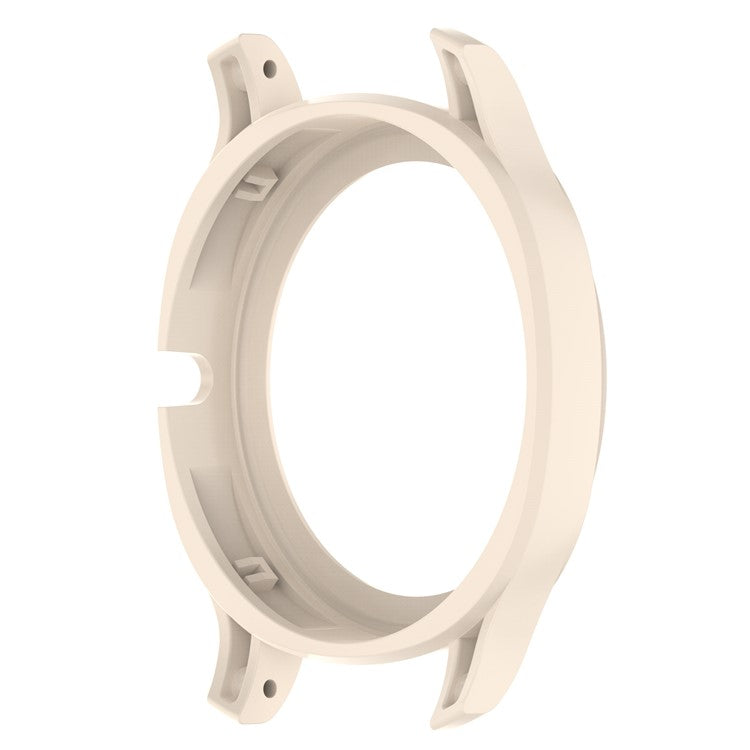 For Huawei Watch GT Cyber Anti-drop Hard PC+ABS Watch Case Hollow Watch Protective Cover for 22mm Lug Strap - Ivory White