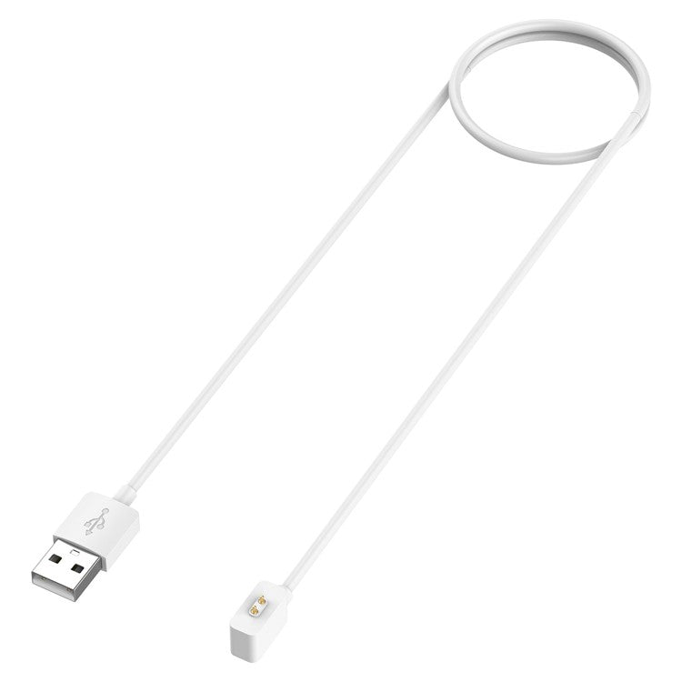 For Xiaomi Smart Band 9 NFC / 9 / 8 Active / 8 Pro / Redmi Band 2 Smart Watch Charger Magnetic USB Charging Cable - 100cm / White