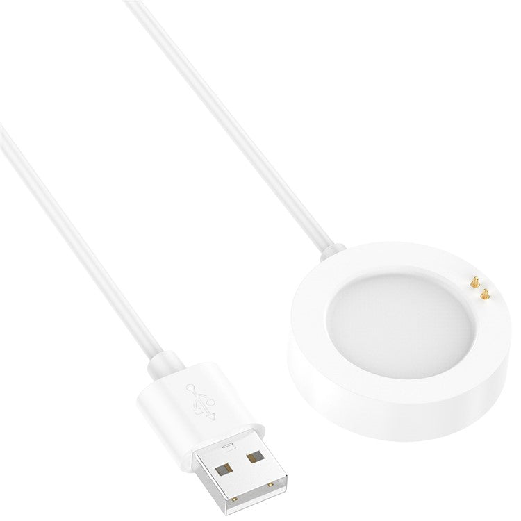For Xiaomi Watch H1 / Watch 2 Pro / Watch S2 42mm 46mm Charger Dock 1m USB Magnetic Charging Cable Smartwatch Charger - White