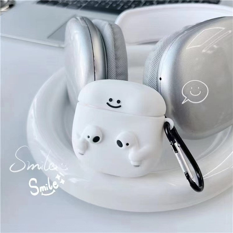 Cartoon Silicone Cover for AirPods with Charging Case (2016) / (2019) / AirPods with Wireless Charging Case (2019) Anti-drop Case