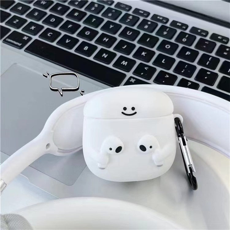 Cartoon Silicone Cover for AirPods with Charging Case (2016) / (2019) / AirPods with Wireless Charging Case (2019) Anti-drop Case