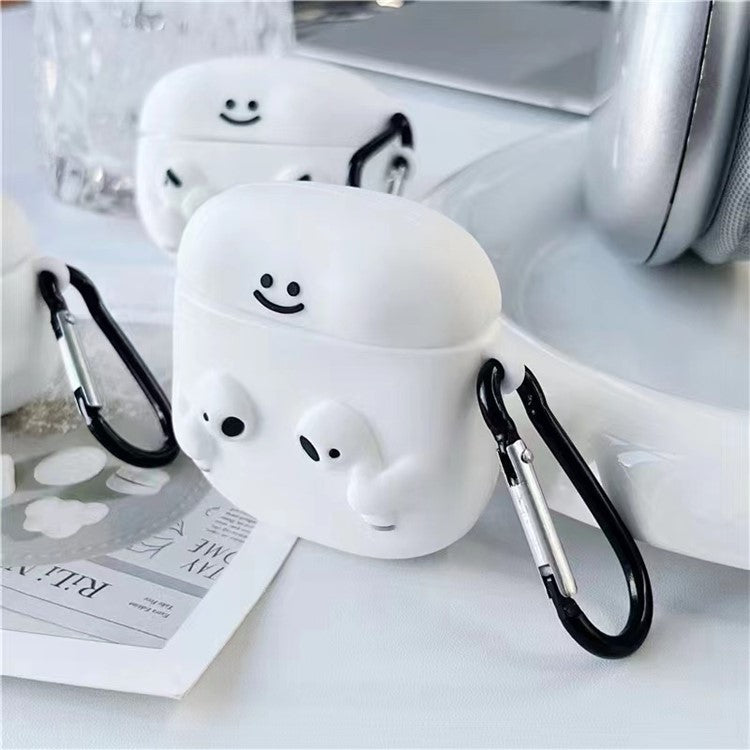 Cartoon Silicone Cover for AirPods with Charging Case (2016) / (2019) / AirPods with Wireless Charging Case (2019) Anti-drop Case