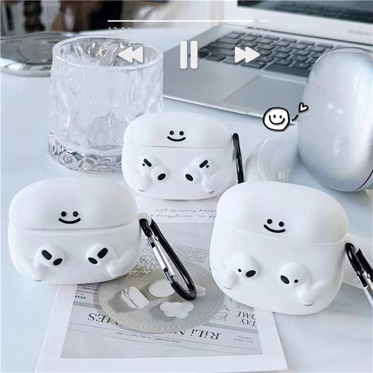 Cartoon Silicone Cover for AirPods with Charging Case (2016) / (2019) / AirPods with Wireless Charging Case (2019) Anti-drop Case