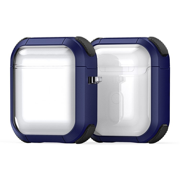 DUX DUCIS PECD Series for Apple AirPods with Charging Case (2016) / (2019) / AirPods with Wireless Charging Case (2019) Protective Cover - Navy Blue