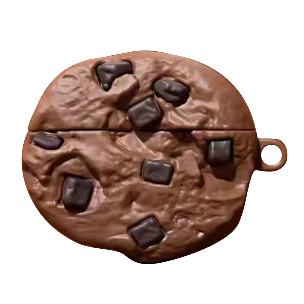 For Xiaomi Redmi Buds 4 Pro Cute Cartoon Silicone Cover Bluetooth Earphone Anti-drop Sleeve - Chocolate Cookie