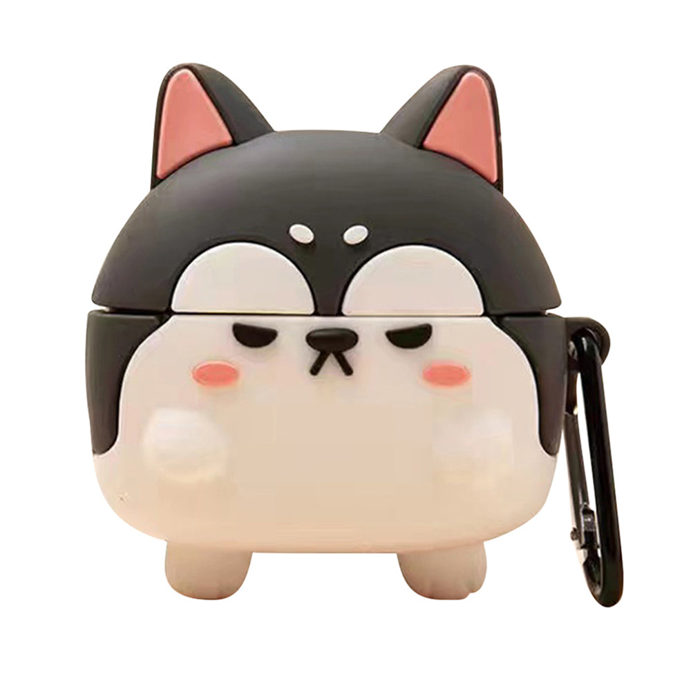 No.3 Flexible Silicone Sleeve for Huawei FreeBuds 5 Cute Earphone Cover Protection Case - Siberian Husky