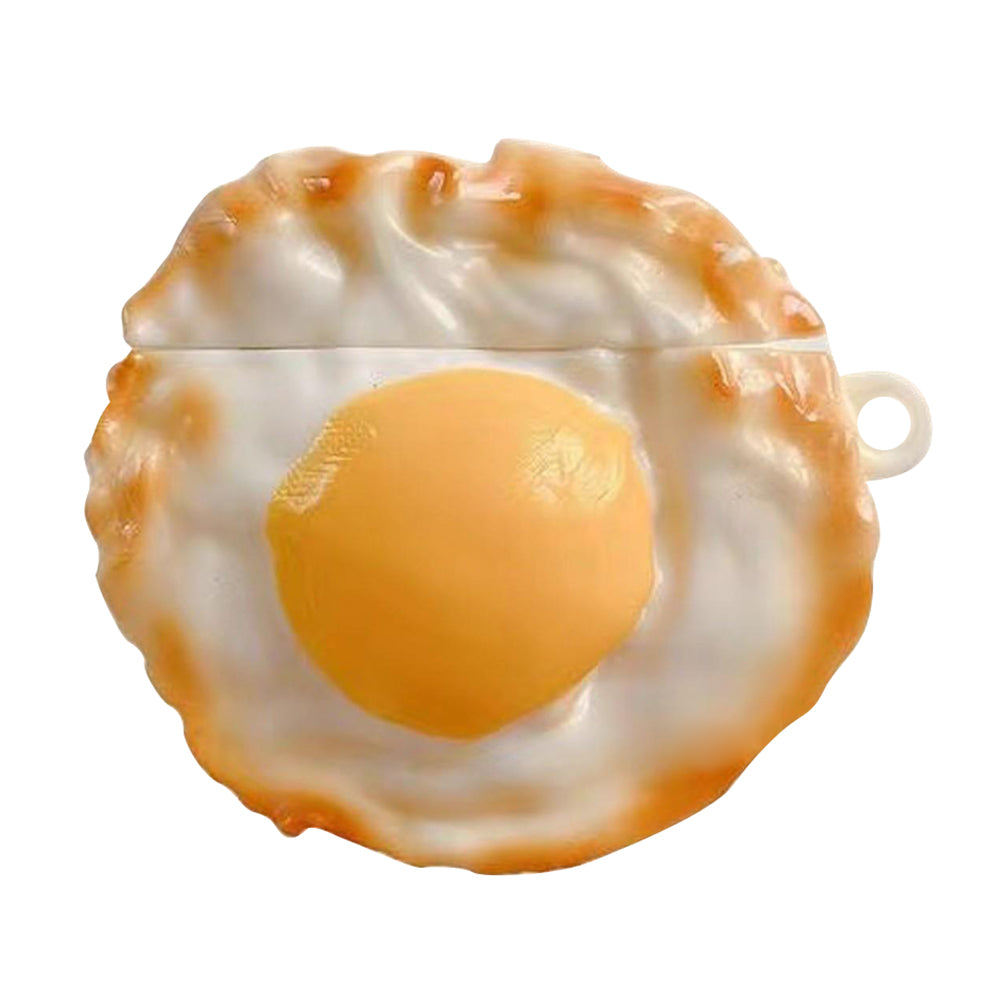 No.3 Flexible Silicone Sleeve for Huawei FreeBuds 5 Cute Earphone Cover Protection Case - Fried Egg