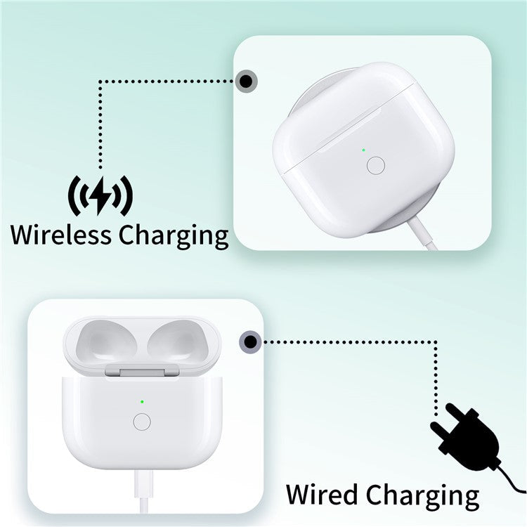 A004 Wireless Charging Box for AirPods 3 Replacement Earphone Charging Case, Type-C Interface