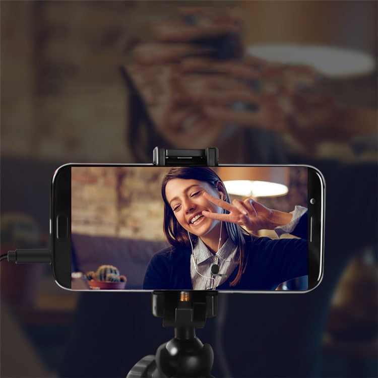 KATTO KT-C3 Noise Reduction 360° Omni-directional Sound Pick-up Type-C Rechargeable Lapel Microphone