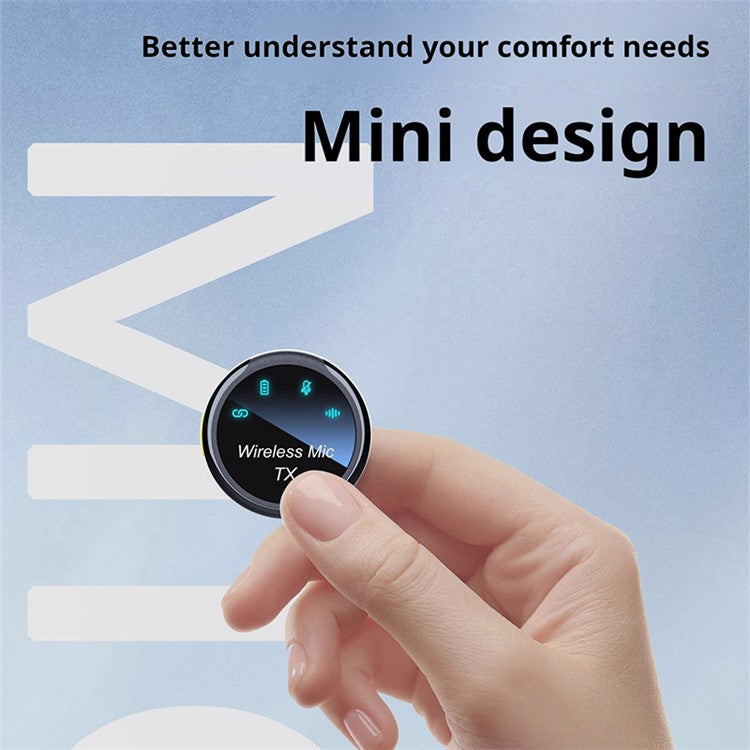 S3 1 Pair 2.4G Wireless Clip-On Microphone with 1 Type-C Receiver for Outdoor Live Broadcasting - Yellow