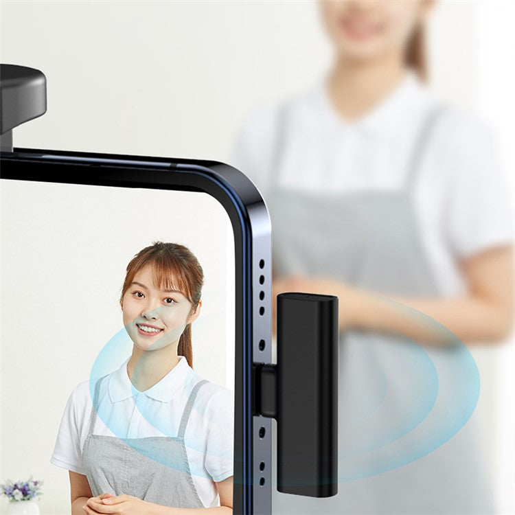 S20 Type-C Live Broadcast 2.4G Wireles Earbud Microphone (1 Receiver+2 Microphones)