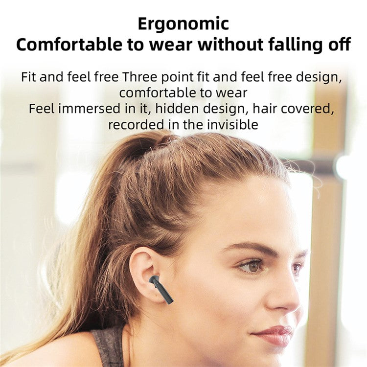 S20 Type-C Live Broadcast 2.4G Wireles Earbud Microphone (1 Receiver+2 Microphones)