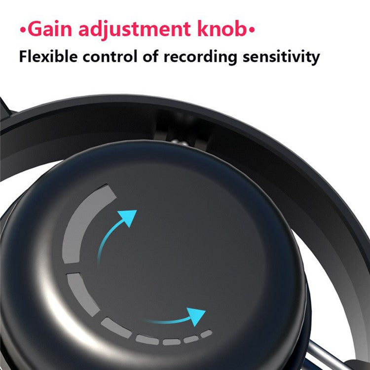 ME6S Professional Condenser Mic USB Desktop Microphone for Computer Gaming Live Broadcast