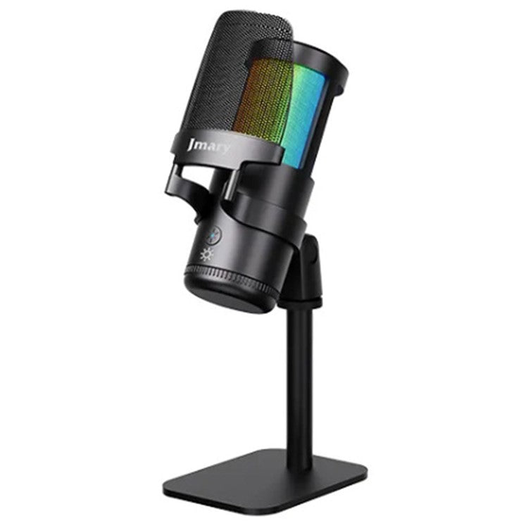 JMARY MC-PW13 Zero Latency Monitor Mic RGB Light Plug and Play Desktop Microphone