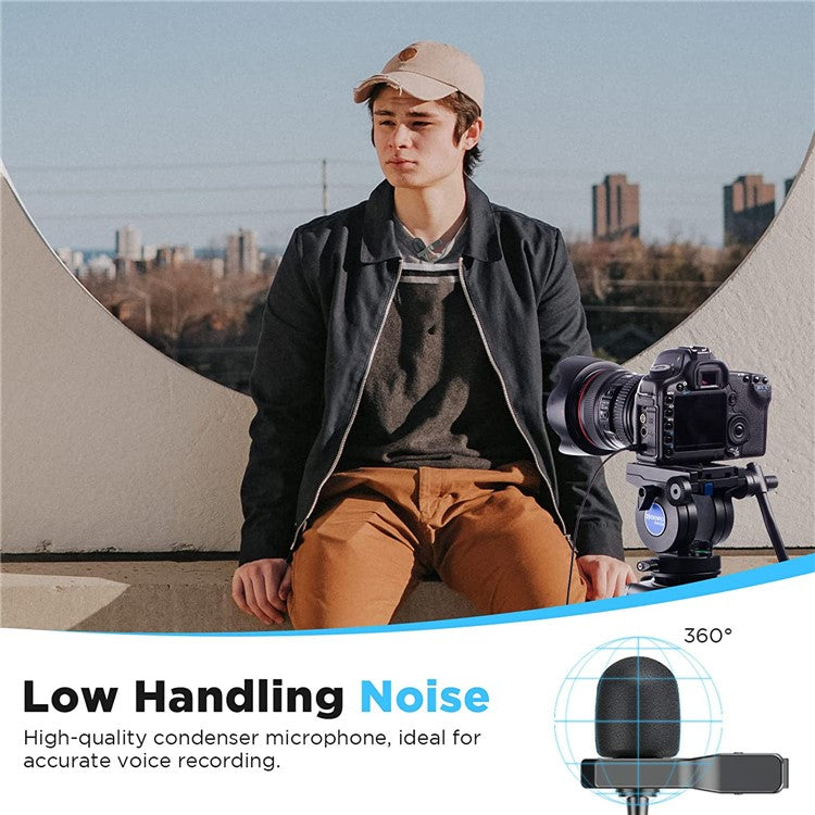 BOYA BY-M1S Wired Lavalier Mic for PC Smartphone DSLR 3.5mm TRRS Condenser Lavalier Microphone