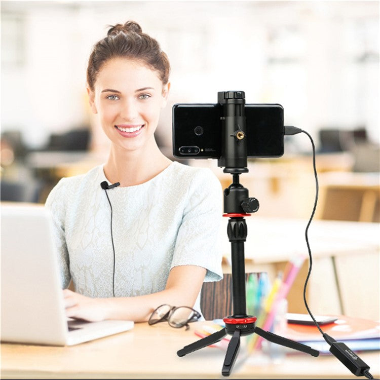 BOYA BY-DM10 UC Omni-Directional Lavalier Microphone for Type-C Smartphone Tablet USB Laptop Clip-On Portable Mic