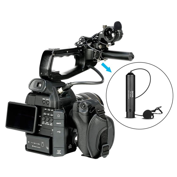 BOYA BY-M4OD Omnidirectional Condenser Microphone for Sony Panasonic Camcorder ZOOM H4n H5 H6 Lavalier Microphone