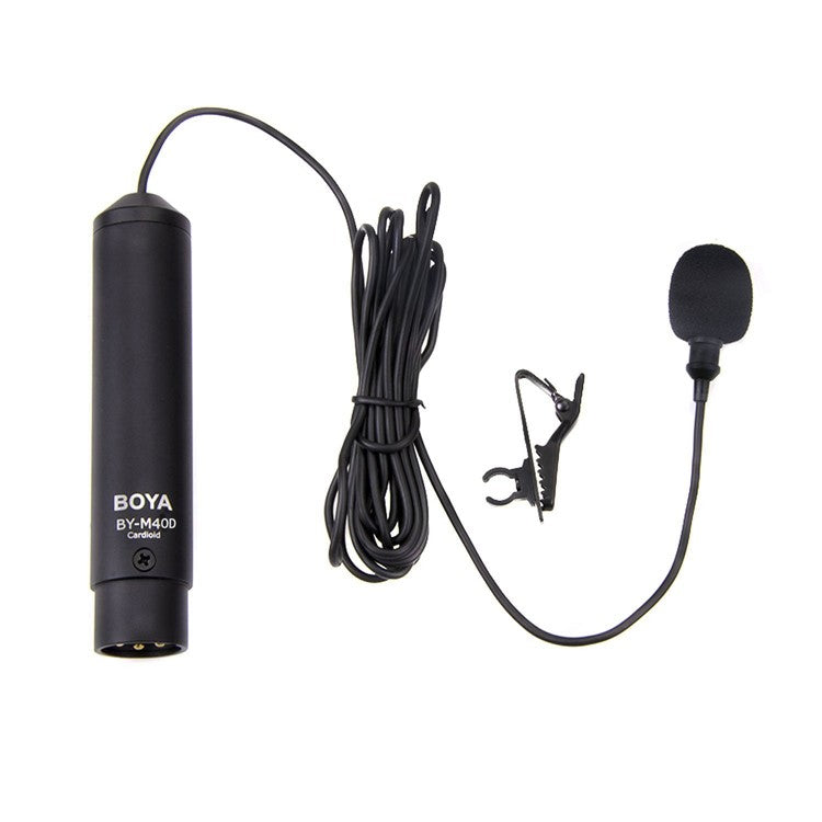 BOYA BY-M4OD Omnidirectional Condenser Microphone for Sony Panasonic Camcorder ZOOM H4n H5 H6 Lavalier Microphone