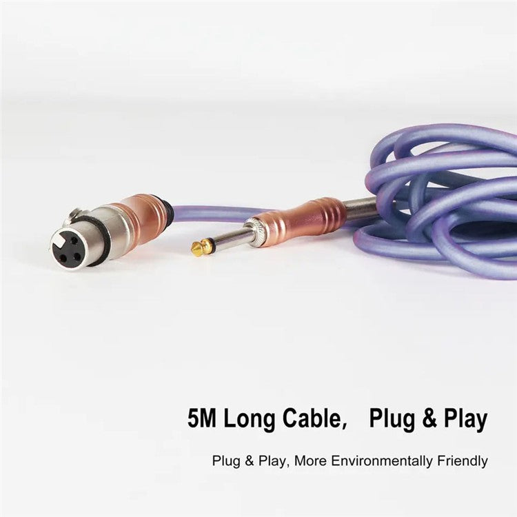 SF-9000 Professional High Fidelity Cardioid Dynamic Microphone Handheld Mic with 5m Cable