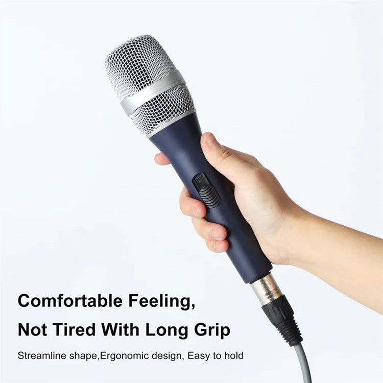 GL-6.0S Dynamic Wired Microphone Plug and Play Unidirectional Mic for Stage Performance KTV