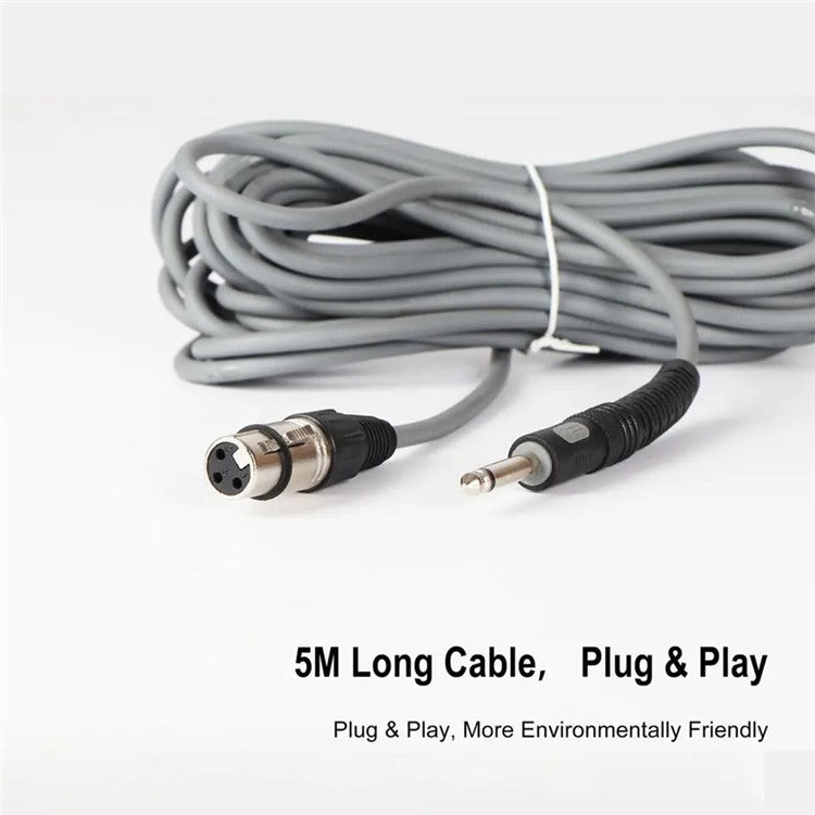 GL-6.0S Dynamic Wired Microphone Plug and Play Unidirectional Mic for Stage Performance KTV