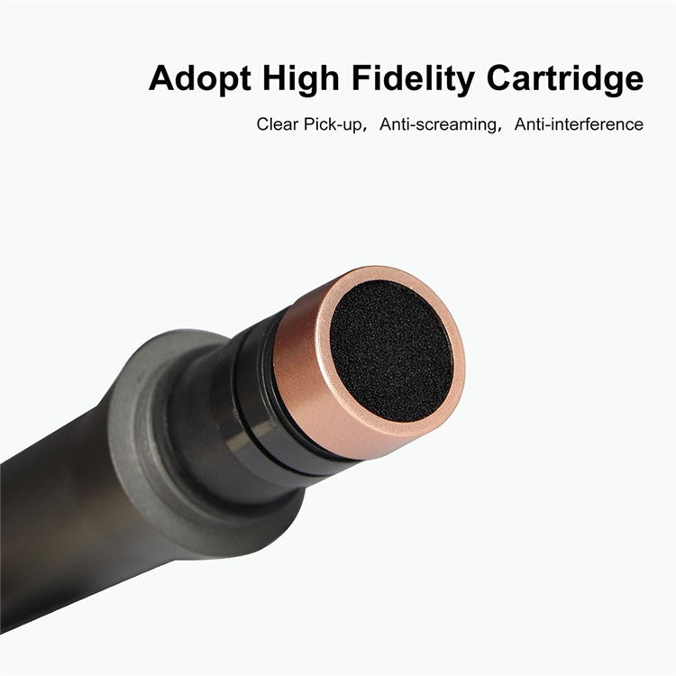 GL-8.0S Wired Microphone Cardioid Dynamic Handheld Mic for Stage Performance KTV - Grey