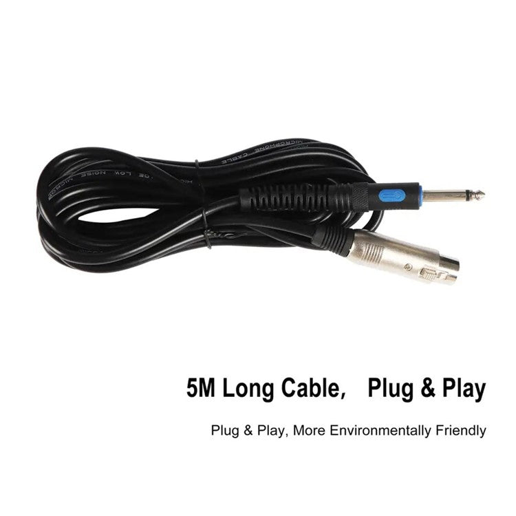 GL-8.0S Wired Microphone Cardioid Dynamic Handheld Mic for Stage Performance KTV - Blue