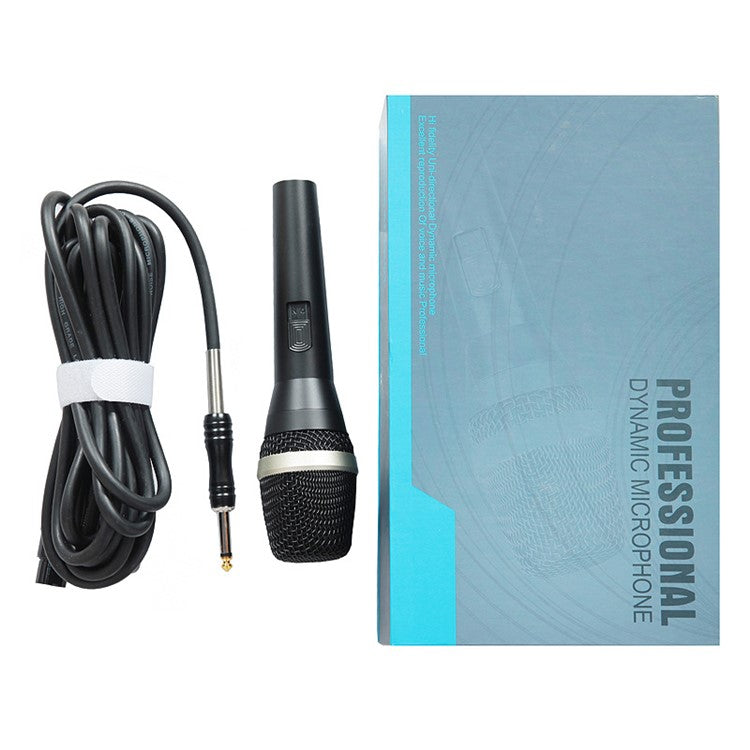 F1 Handheld Wired Microphone Moving Coil Pickup Vocal Mic for Speakers, Home Karaoke Singing