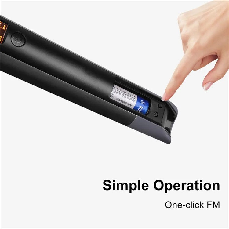 W-17 Dynamic Wireless Microphone 1 to 2 All-Metal UHF FM Handheld Microphone for Conference, Stage