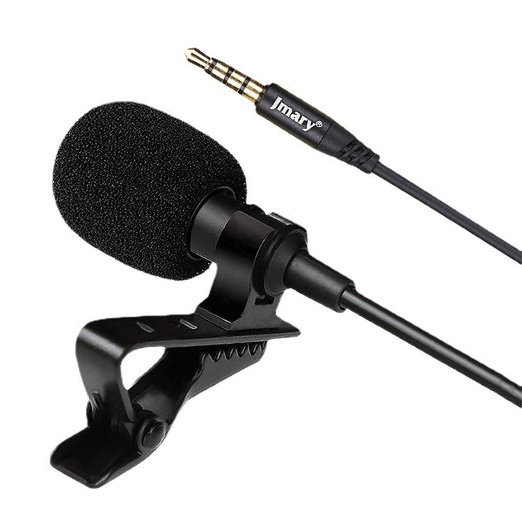 JMARY MC-R1 3.5mm Mini Microphone Phone Laptop Recording Interview Lavalier Mic