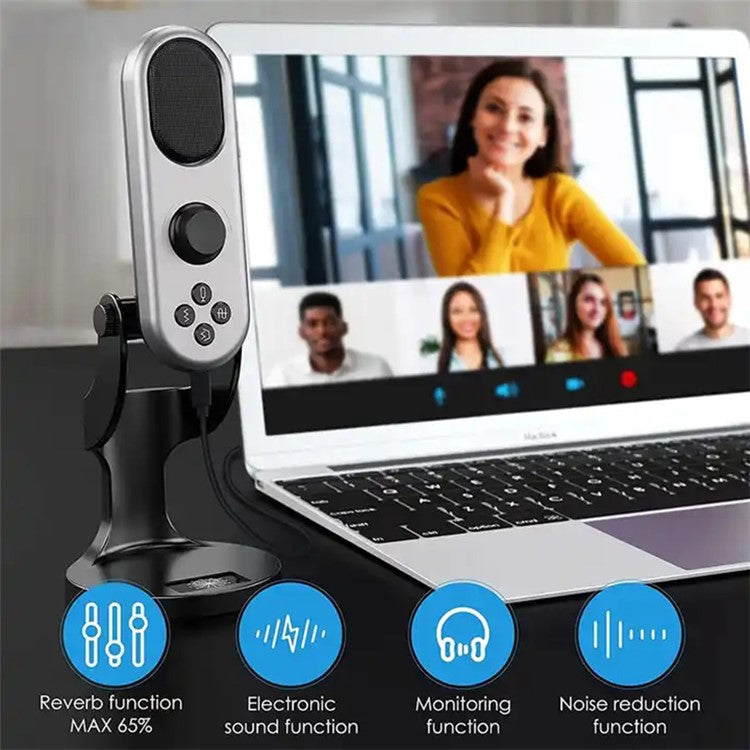 JMARY MC-PW7 Noise Canceling USB Recording Studio Desktop Cardioid Microphone