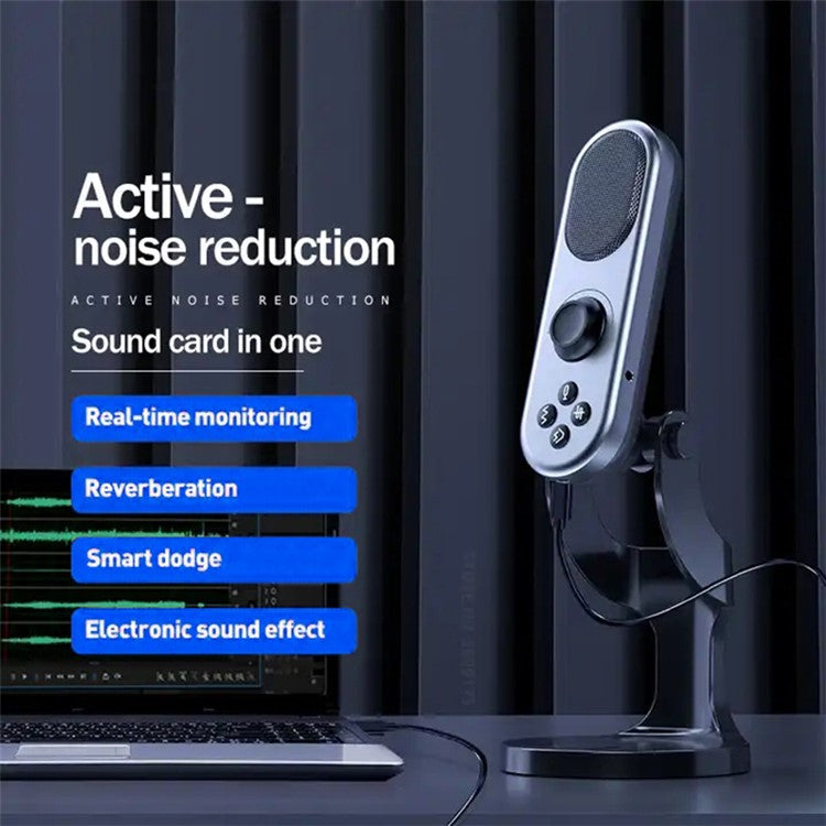 JMARY MC-PW7 Noise Canceling USB Recording Studio Desktop Cardioid Microphone