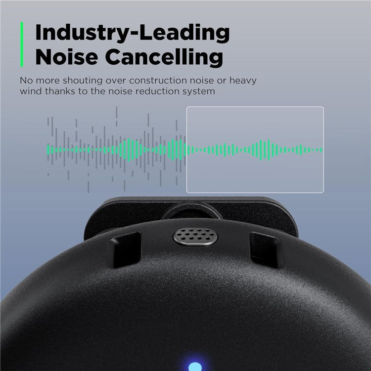 BOYA Omic-D 2 Transmitter + 1 8-Pin Receiver, Button Shape 2.4G Wireless Microphone Lapel Clip Mics - Black